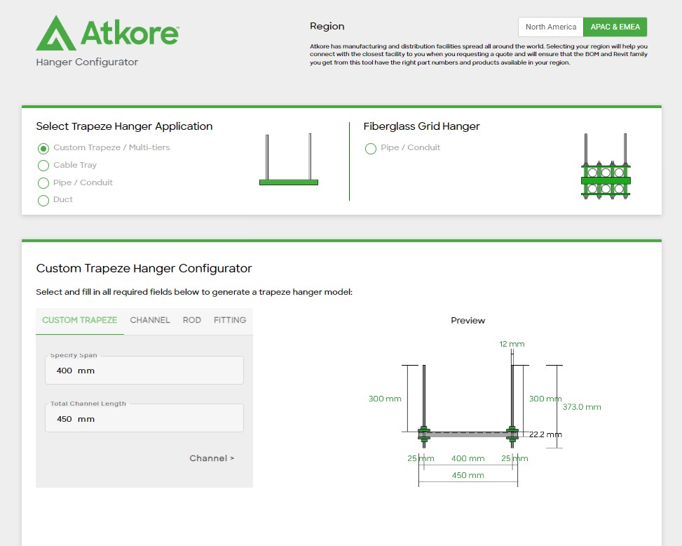Hanger Configurator Image APAC EMEA