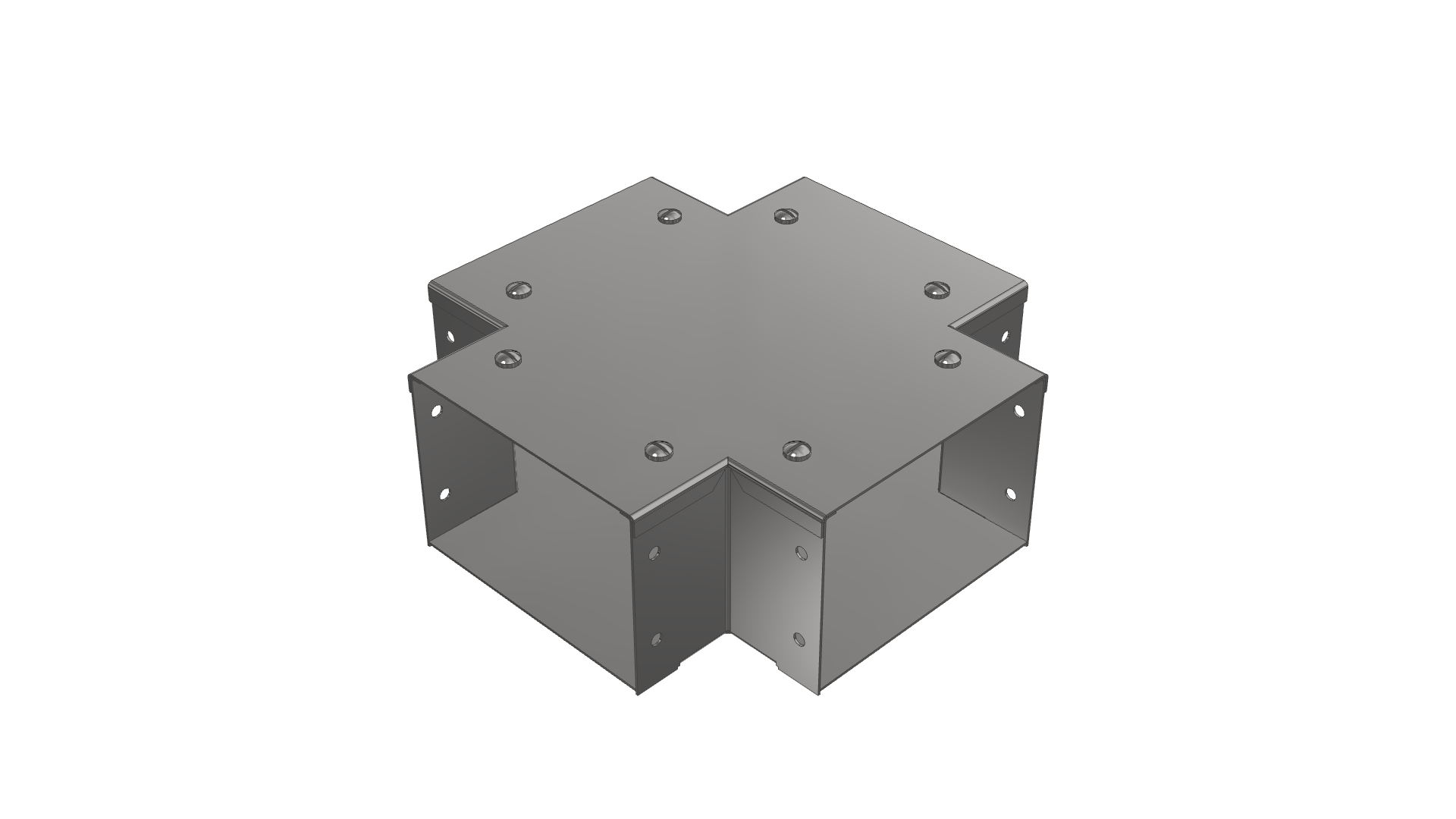 Crossover Square Flytec Steel Surface Trunking
