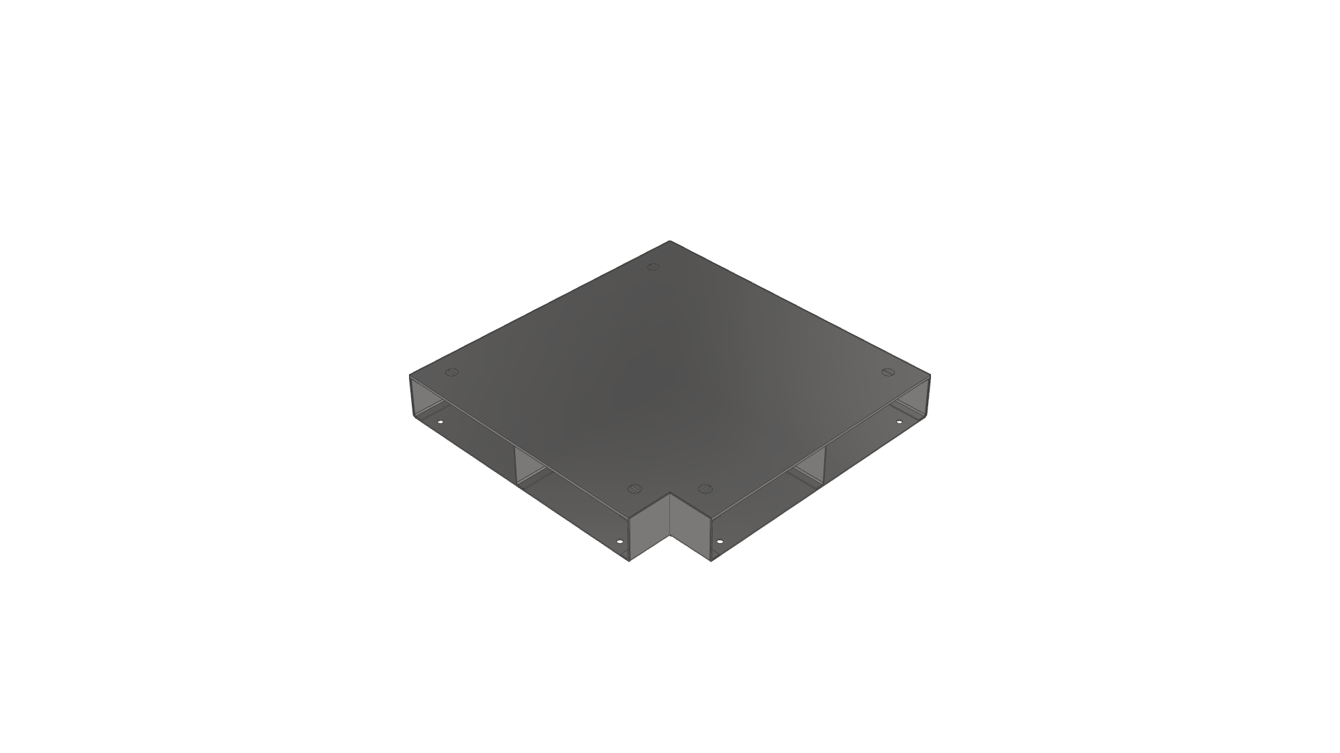 Flat Square Bend Flytec Flush Floor Shallow Screed