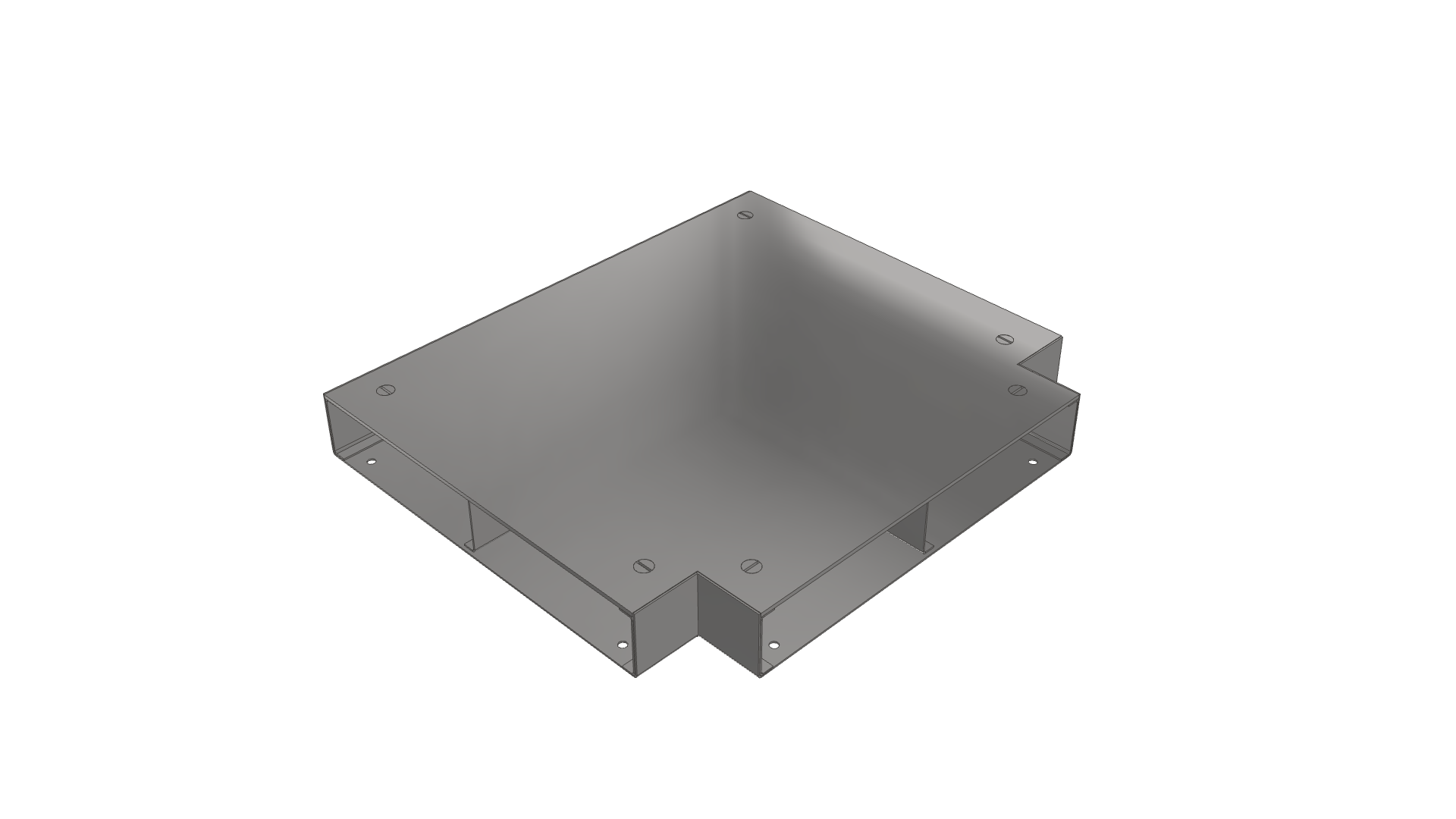 Flat Square Tee Flytec Flush Floor Shallow Screed