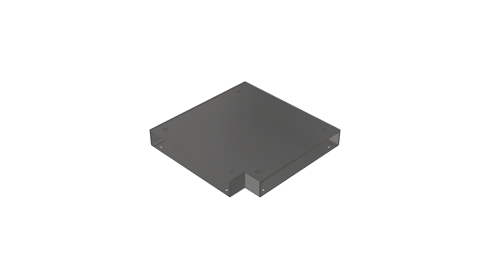 Flat Square Bend Flytec Flush Floor Recessed Screed