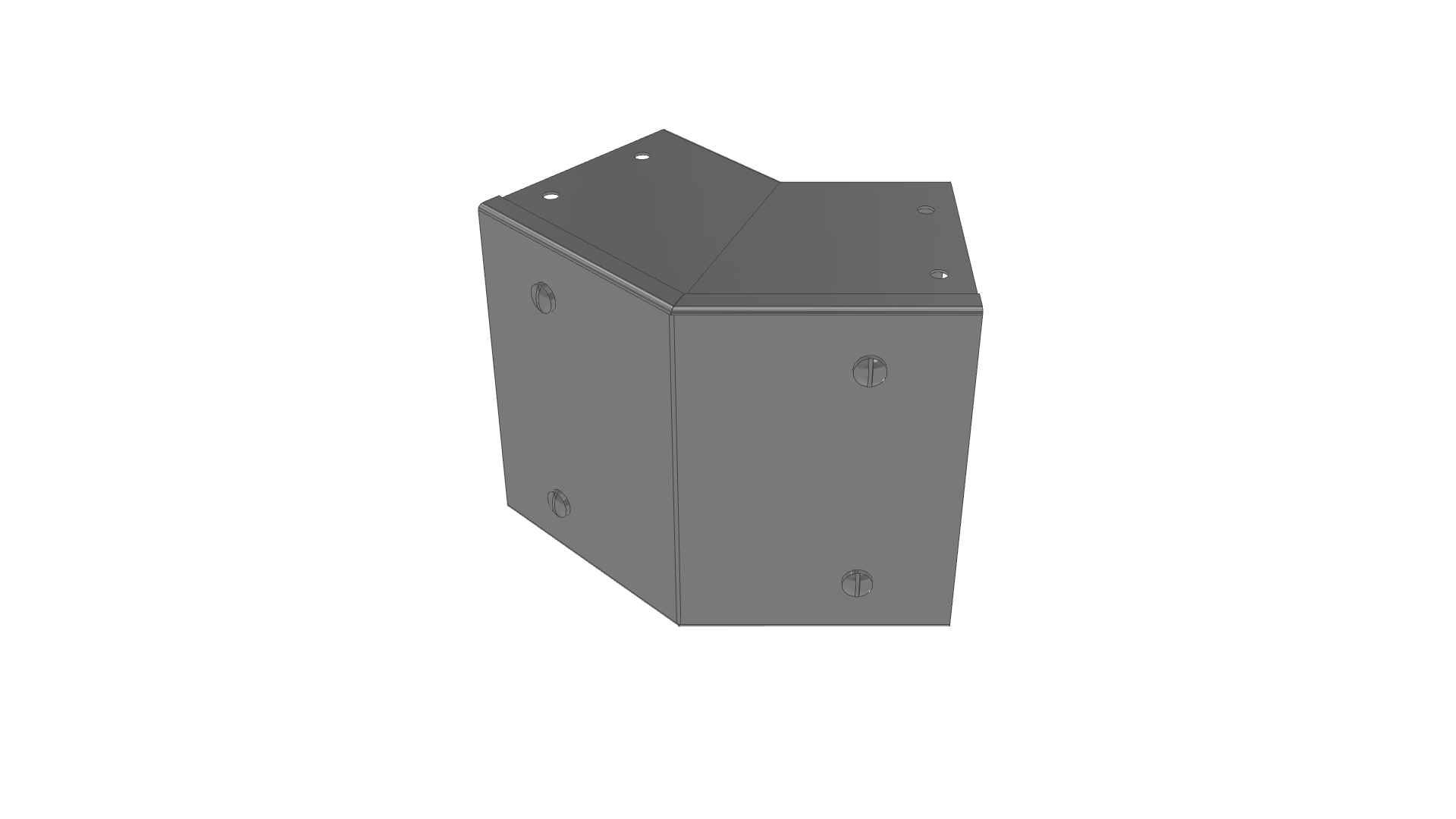 External Bend Flytec Steel Surface Trunking
