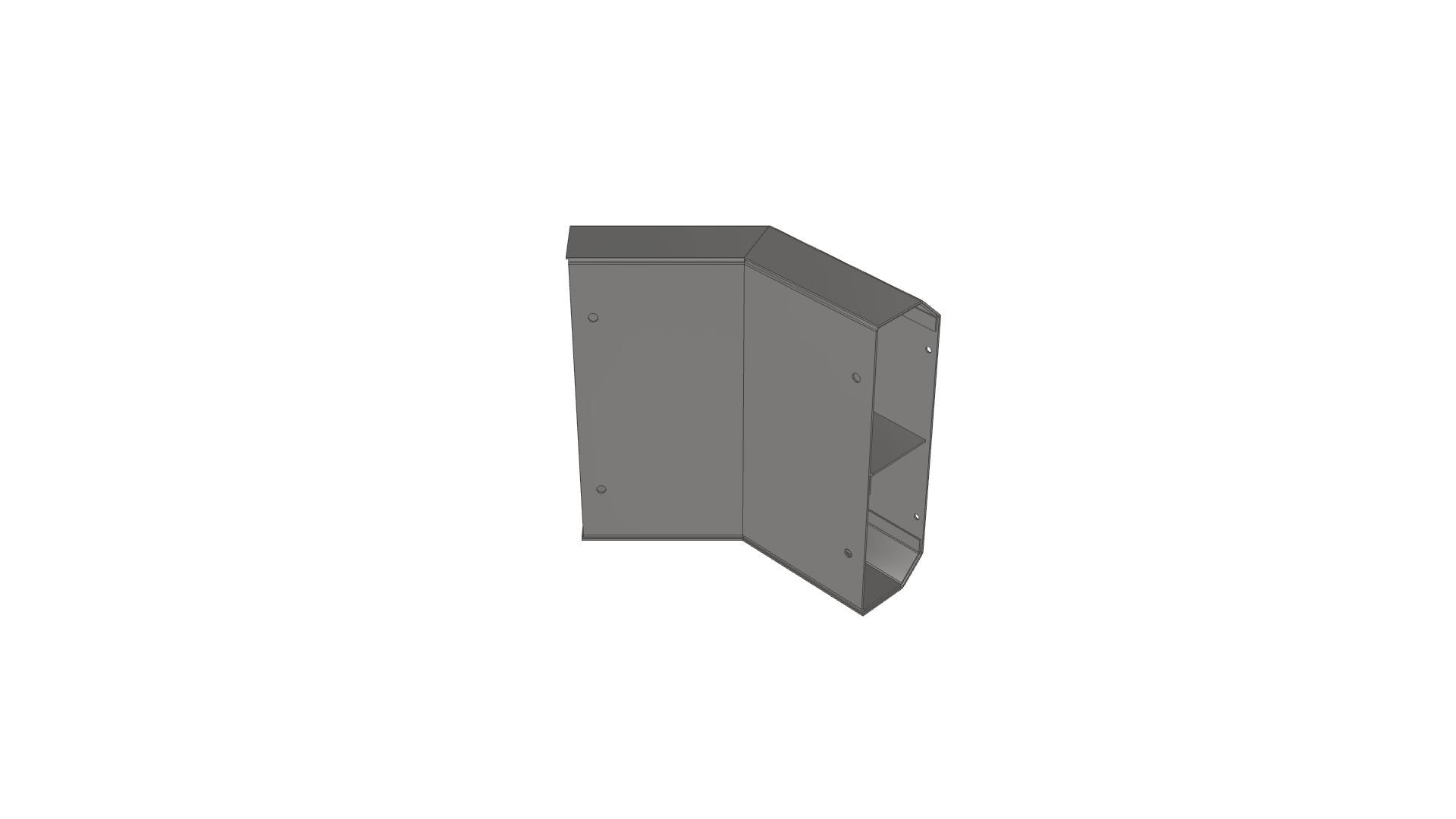 Flytec Double Chamfered Dado 45° External Bend Fitting