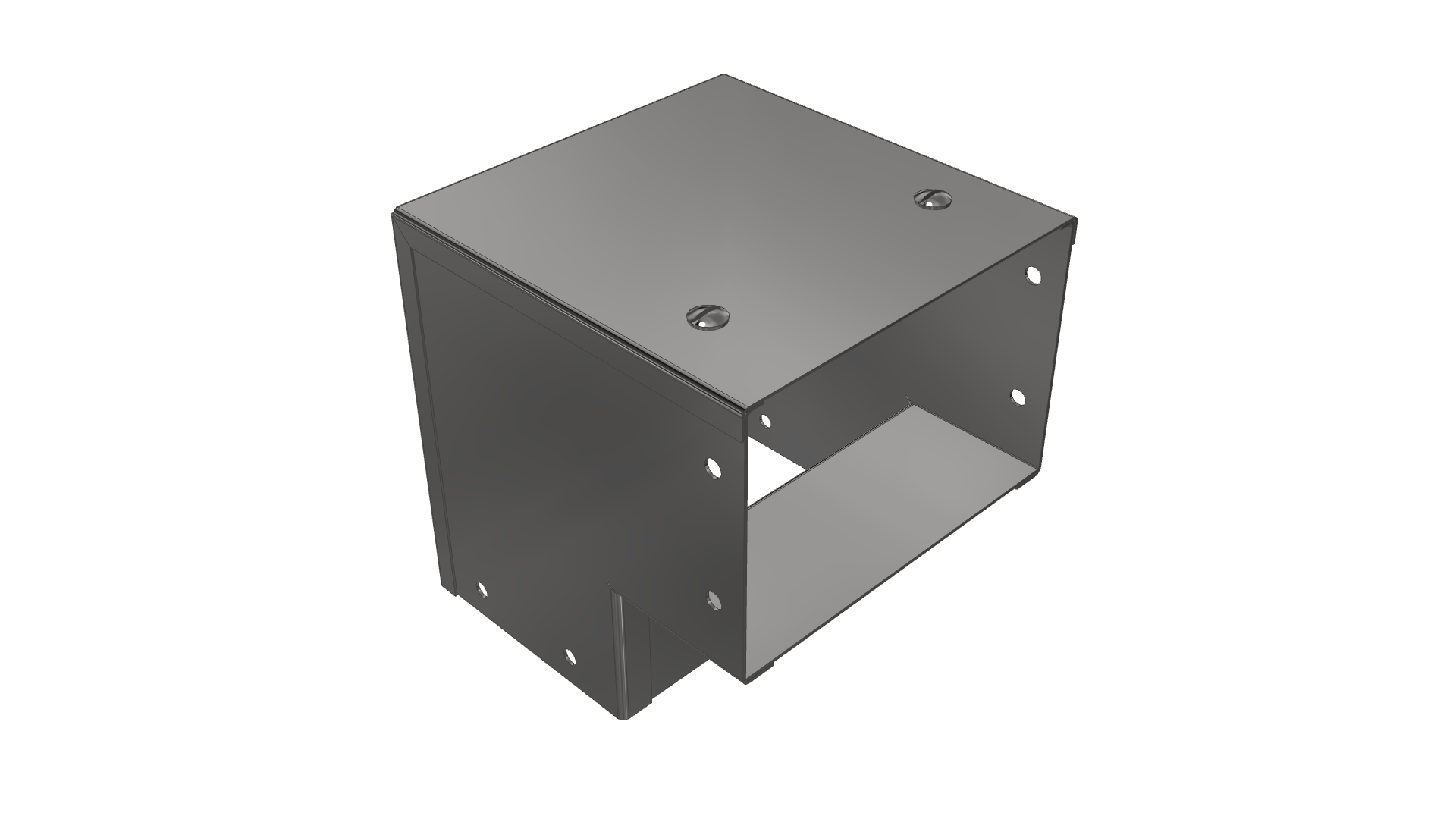 External Square Bend 90° Flytec Steel Surface Trunking