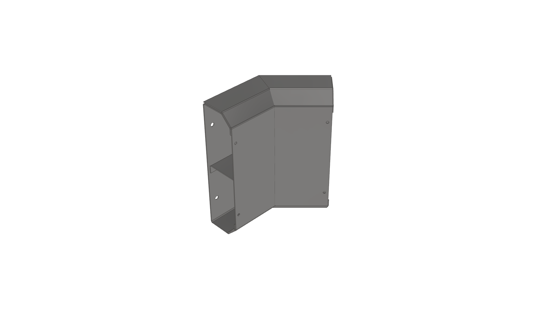 Flytec Double Chamfered Dado 45° Internal Bend Fitting