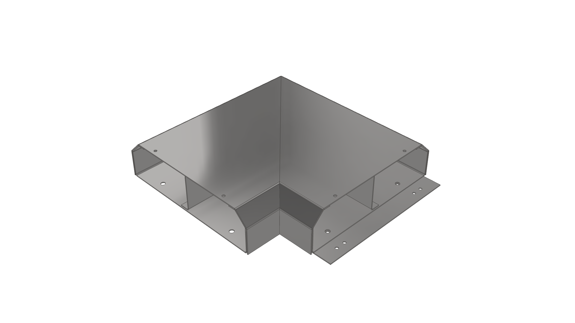 Flytec Double Chamfered Dado 90° Internal Bend Fitting