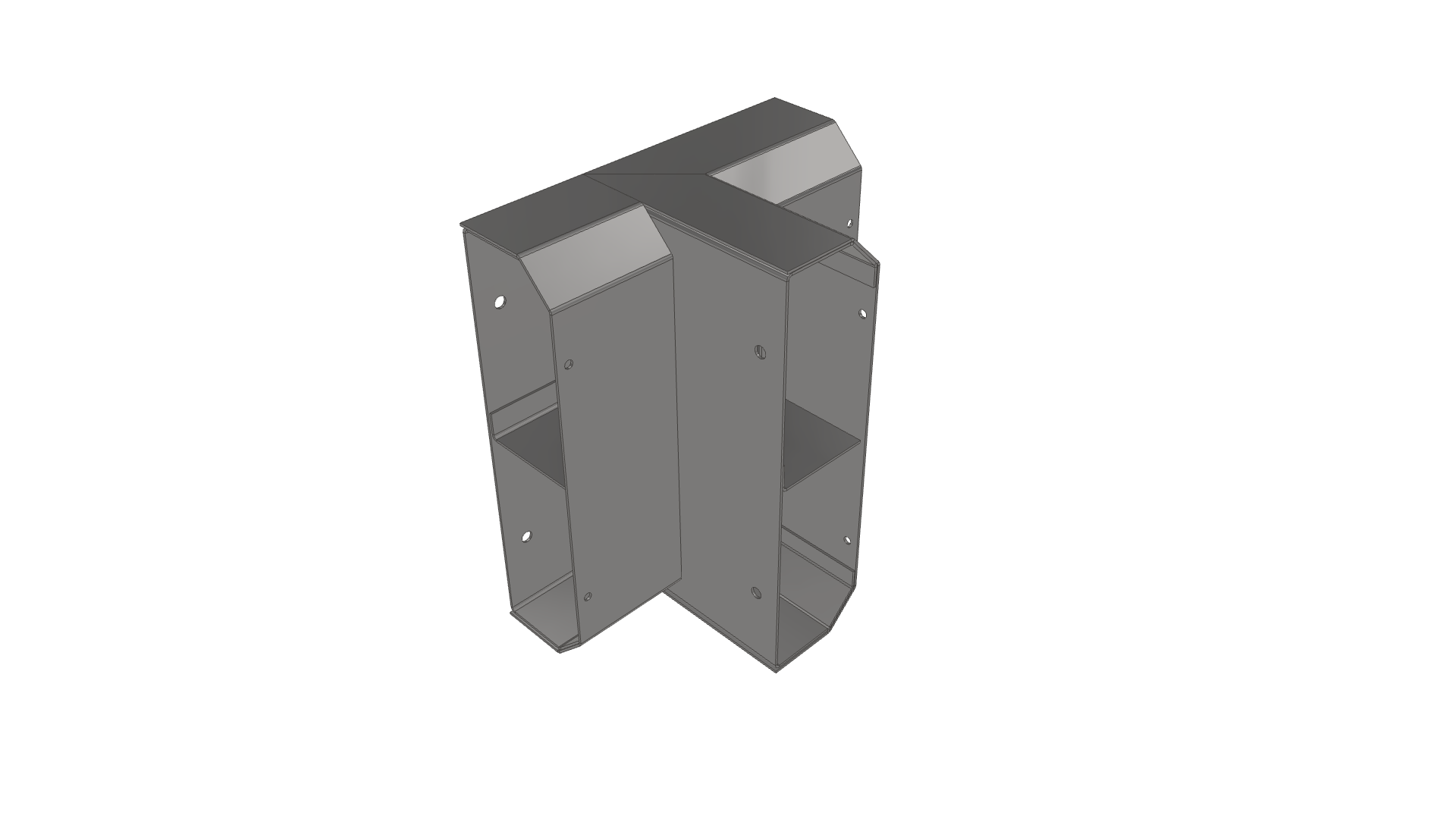 Flytec Double Chamfered Dado Internal Square Tee Fitting
